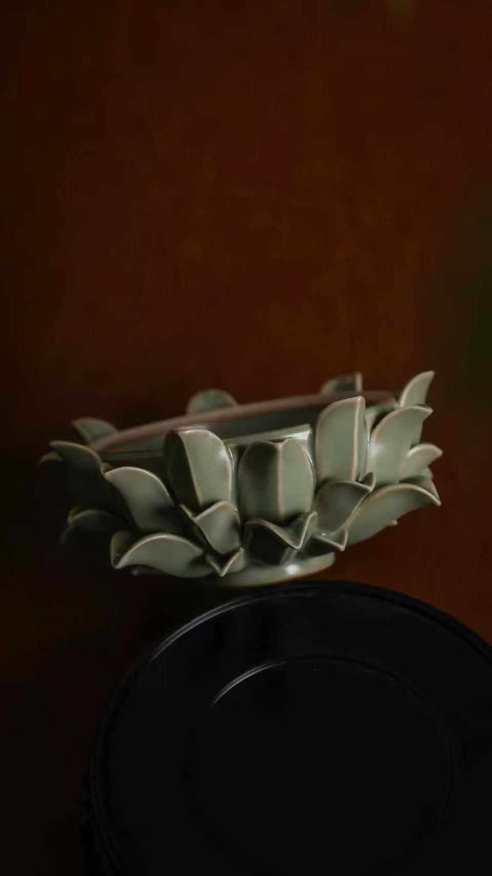 Lotus Pedestal & Mandarin Ducks Censer